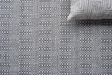 Exquisite Rugs Echo Indoor/Outdoor Flatweave PET yarn 4892 Ivory/Gray 8' x 10' Area Rug