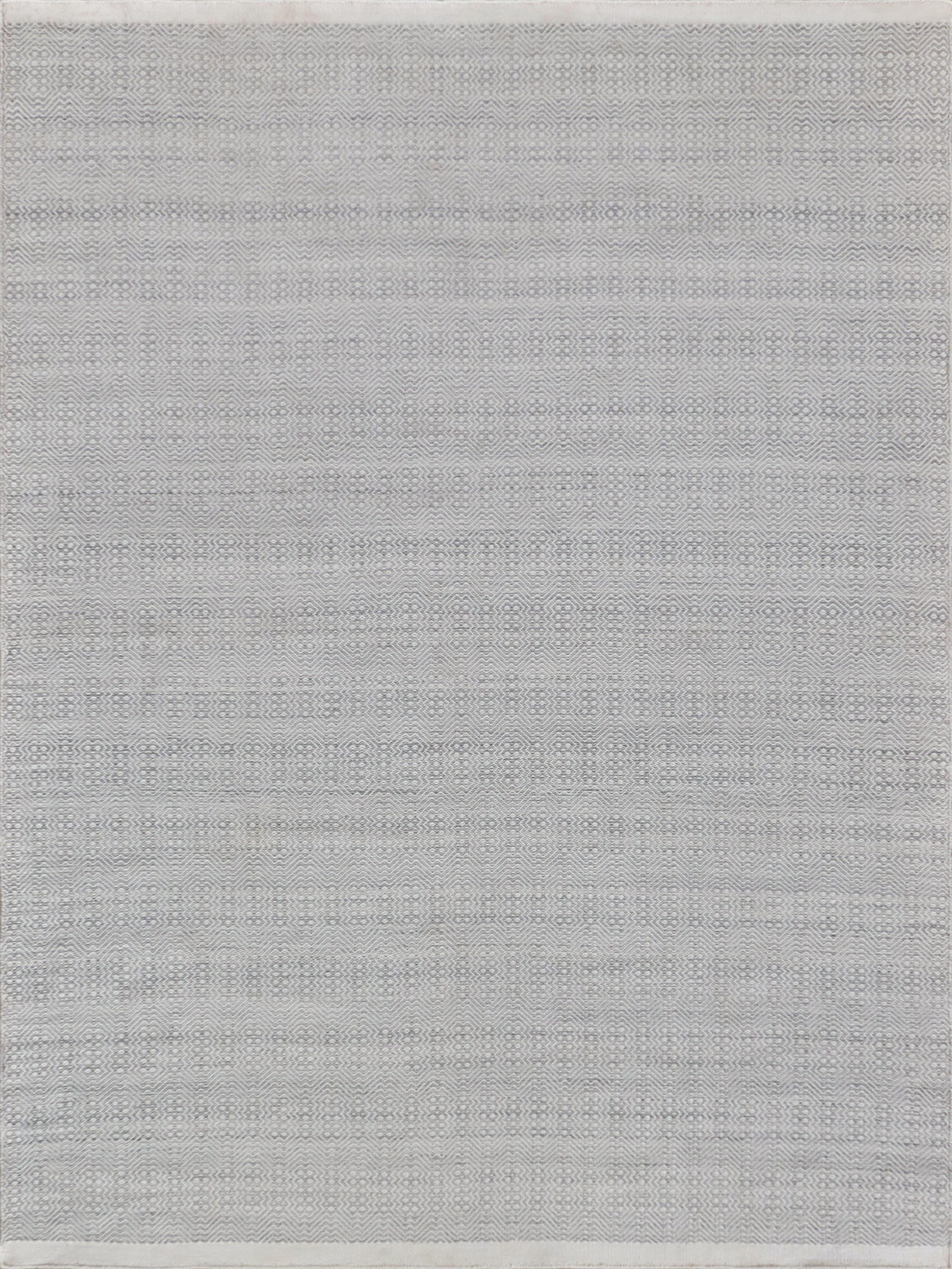 Exquisite Rugs Echo Indoor/Outdoor Flatweave PET yarn 4893 Ivory/Light Silver 4' x 6' Area Rug