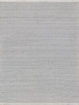Exquisite Rugs Echo Indoor/Outdoor Flatweave PET yarn 4893 Ivory/Light Silver 6' x 9' Area Rug