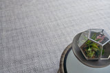 Exquisite Rugs Echo Indoor/Outdoor Flatweave PET yarn 4893 Ivory/Light Silver 8' x 10' Area Rug