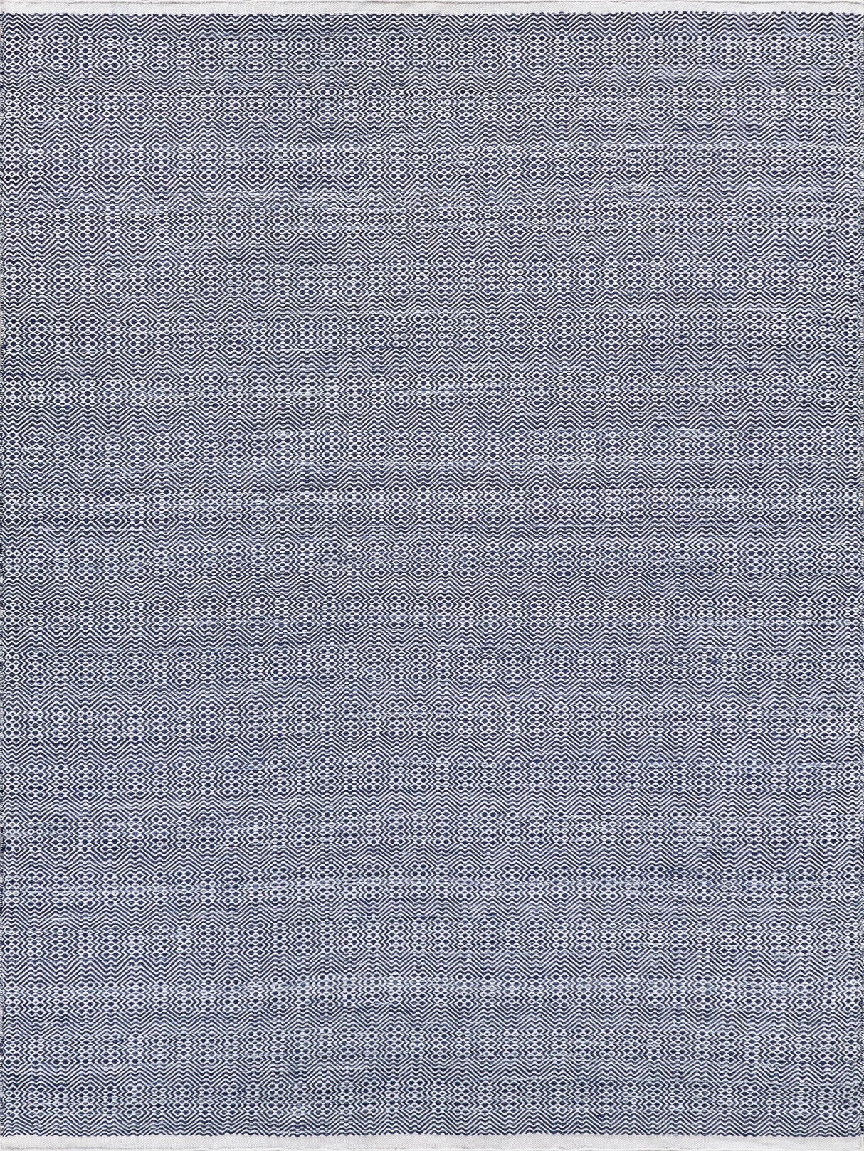 Exquisite Echo Indoor/Outdoor Flatweave PET yarn Ivory/Blue Area Rug 12.0'X15.0' Rug
