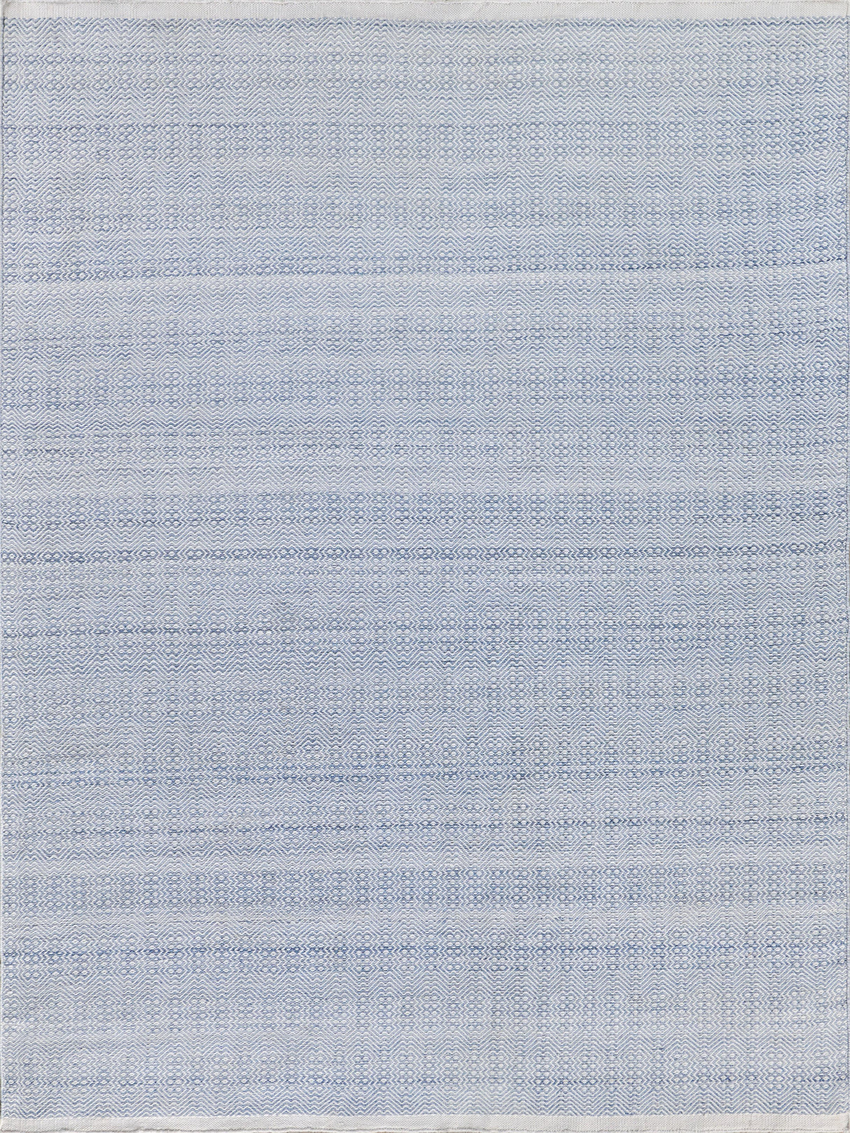 Exquisite Rugs Echo Indoor/Outdoor Flatweave PET yarn 4979 Light Blue 5' x 8' Area Rug