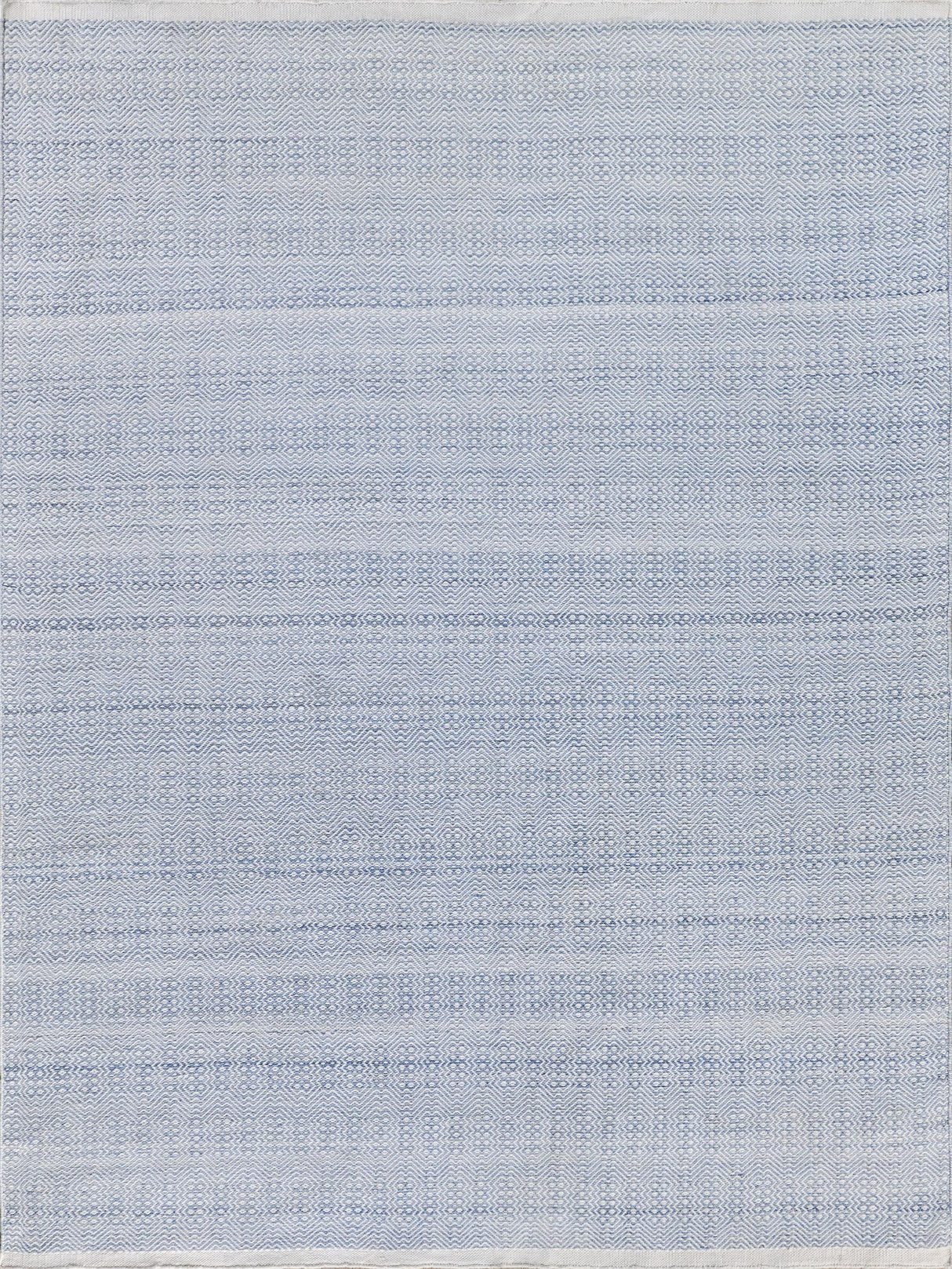 Exquisite Echo Indoor/Outdoor Flatweave PET yarn Light Blue Area Rug 5.0'X8.0' Rug