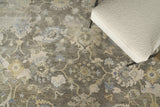 Exquisite Rugs Essex Hand-knotted New Zealand Wool 4035 Brown/Ivory/Rust 10' x 14' Area Rug