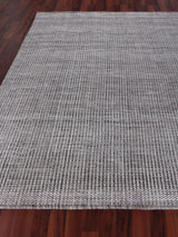 Exquisite Rugs Ferrus Handwoven Polyester/Wool/Cotton 3880 Gray/Brown/Ivory 9' x 12' Area Rug