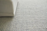 Exquisite Rugs Ferrus Handwoven Polyester/Wool/Cotton 3955 Silver/Ivory 12' x 15' Area Rug