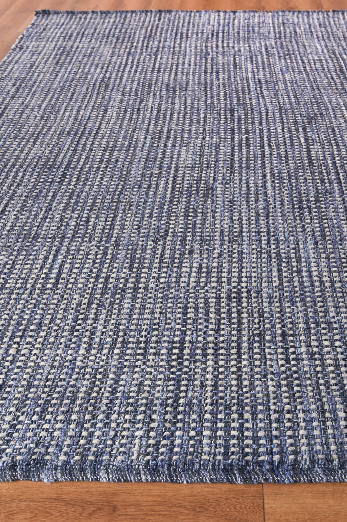 Exquisite Rugs Ferrus Handwoven Polyester/Wool/Cotton 3956 Blue/Ivory/Gray 15' x 20' Area Rug