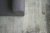 Exquisite Rugs Fine Pure Silk Hand-knotted Silk 4212 Ivory/Dark Gray/Multi 12' x 15' Area Rug