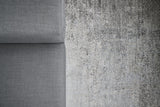 Exquisite Rugs Fine Pure Silk Hand-knotted Silk 4214 Ivory/Dark Gray/Multi 10' x 14' Area Rug