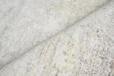 Exquisite Rugs Fine Pure Silk Hand-knotted Silk 4222 Silver/Ivory 9' x 12' Area Rug