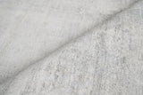 Exquisite Rugs Fine Pure Silk Hand-knotted Silk 4226 Silver/Ivory 12' x 15' Area Rug