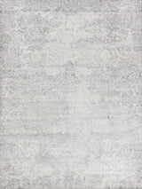 Exquisite Fine Pure Silk Hand-knotted Silk Gray/Ivory Area Rug 10.0'X14.0' Rug