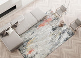 Exquisite Rugs Floor Art Hand-knotted Bamboo Silk 5499 Silver/Gray/Coffee 10' x 8' Area Rug