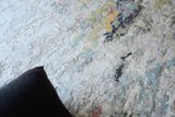 Exquisite Rugs Floor Art Hand-knotted Bamboo Silk 5499 Silver/Gray/Coffee 10' x 8' Area Rug
