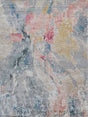 Exquisite Rugs Floor Art Hand-knotted Bamboo Silk 5504 Silver/Blush 12' x 15' Area Rug