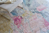 Exquisite Rugs Floor Art Hand-knotted Bamboo Silk 5504 Silver/Blush 10' x 8' Area Rug