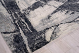 Exquisite Rugs Floor Art Hand-knotted Bamboo Silk 5707 Silvery/Dark Gray 10' x 8' Area Rug