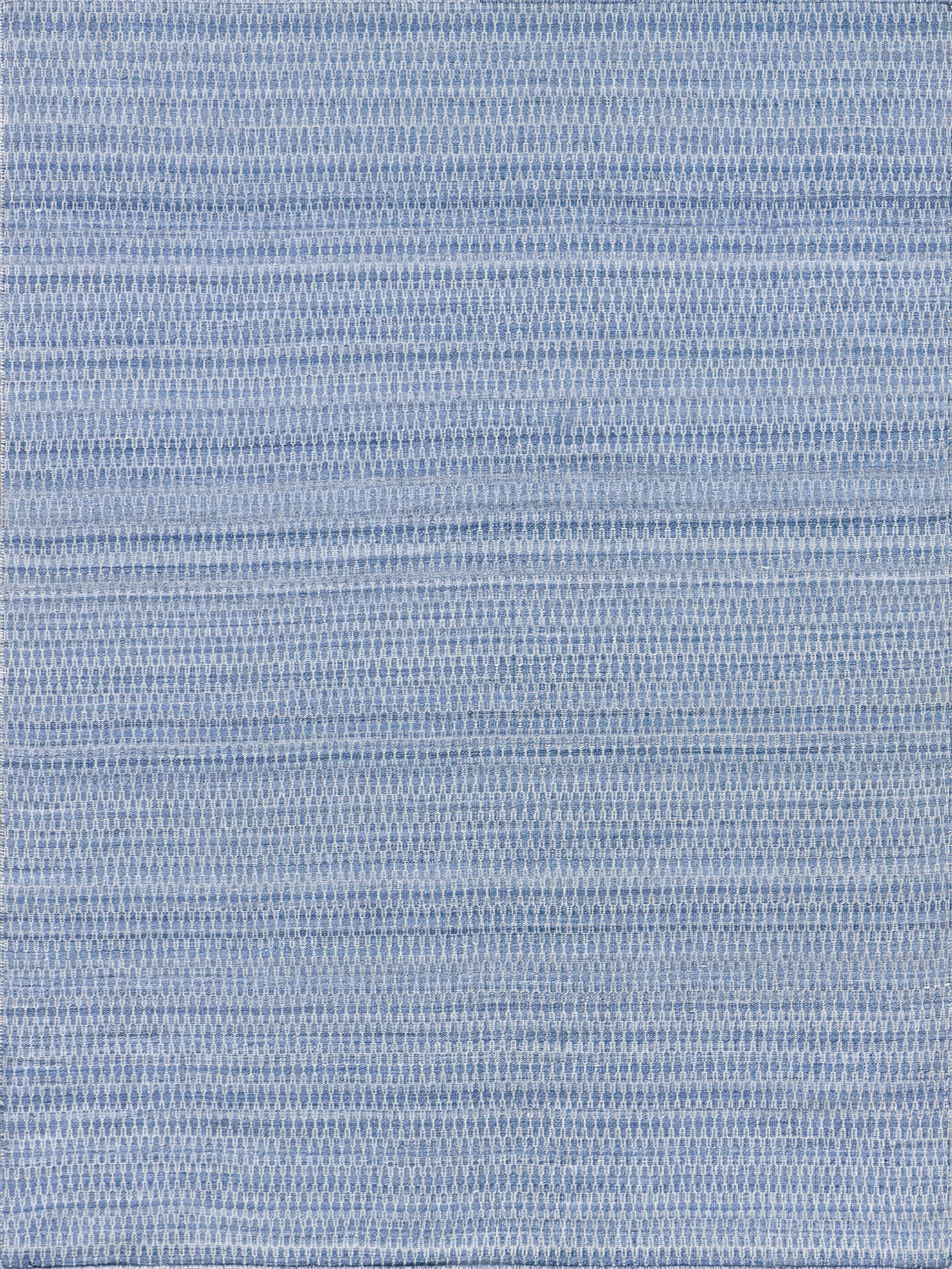 Exquisite Rugs Florence Indoor/Outdoor Flatweave PET yarn 4879 Light Blue 9' x 12' Area Rug