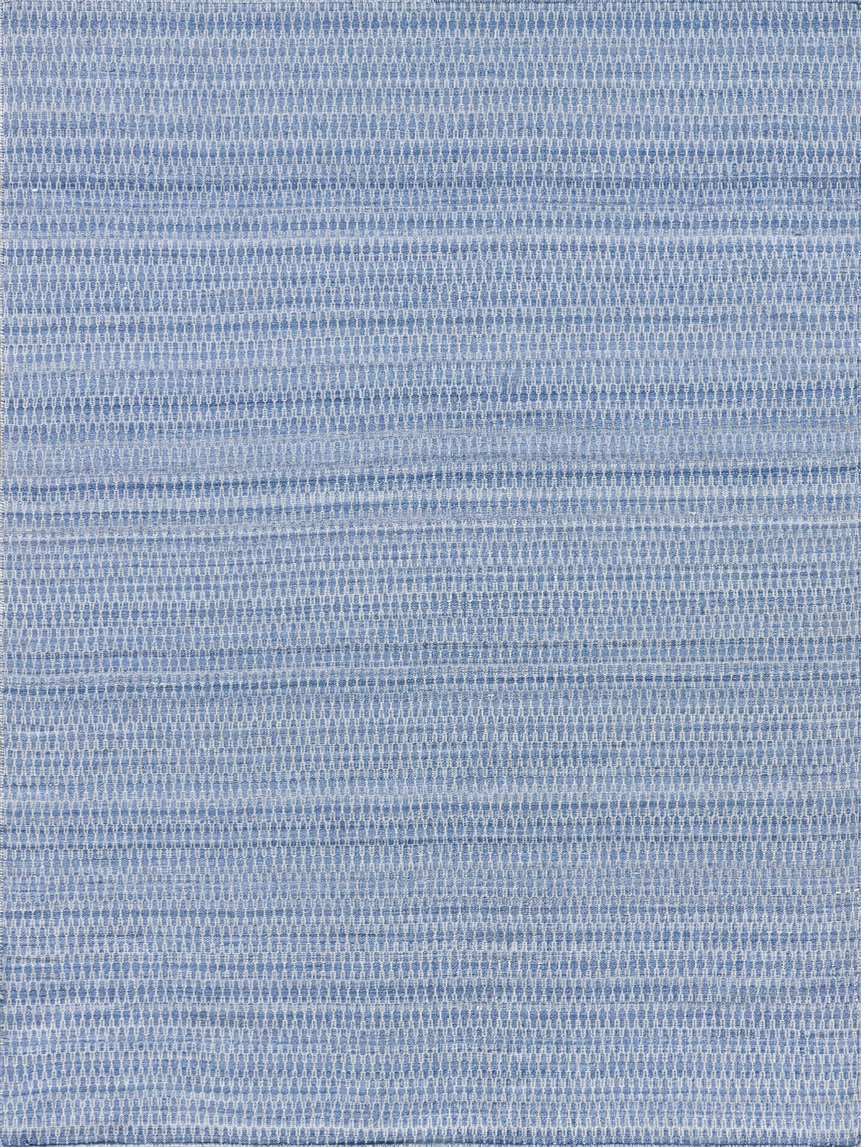 Exquisite Florence Indoor/Outdoor Flatweave PET yarn Light Blue Area Rug 9.0'X12.0' Rug