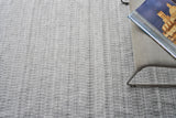 Exquisite Rugs Florence Indoor/Outdoor Flatweave PET yarn 4880 Silver/Gray 9' x 12' Area Rug