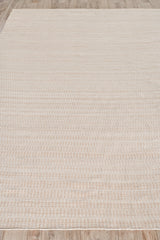 Exquisite Rugs Florence Indoor/Outdoor Flatweave PET yarn 4881 Light Beige 3' x 5' Area Rug