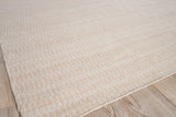 Exquisite Rugs Florence Indoor/Outdoor Flatweave PET yarn 4881 Light Beige 6' x 9' Area Rug