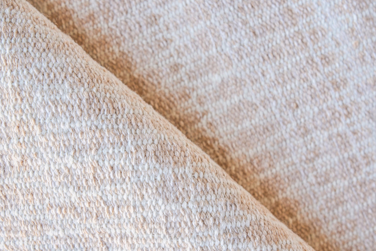 Exquisite Rugs Florence Indoor/Outdoor Flatweave PET yarn 4881 Light Beige 6' x 9' Area Rug