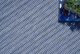 Exquisite Rugs Florence Indoor/Outdoor Flatweave PET yarn 4962 Navy 12' x 15' Area Rug