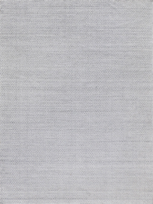 Exquisite Rugs Gamma Indoor/Outdoor Flatweave PET yarn 4885 Silver 10' x 14' Area Rug