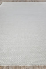Exquisite Rugs Gamma Indoor/Outdoor Flatweave PET yarn 4887 Ivory 12' x 15' Area Rug
