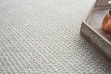 Exquisite Rugs Gamma Indoor/Outdoor Flatweave PET yarn 4887 Ivory 4' x 6' Area Rug