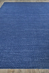 Exquisite Rugs Gamma Indoor/Outdoor Flatweave PET yarn 4899 Blue 9' x 12' Area Rug