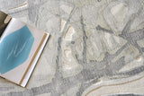 Exquisite Rugs Gianni Hand-loomed Wool/Bamboo Silk 6249 Gray/Silver/Rust 6' x 9' Area Rug