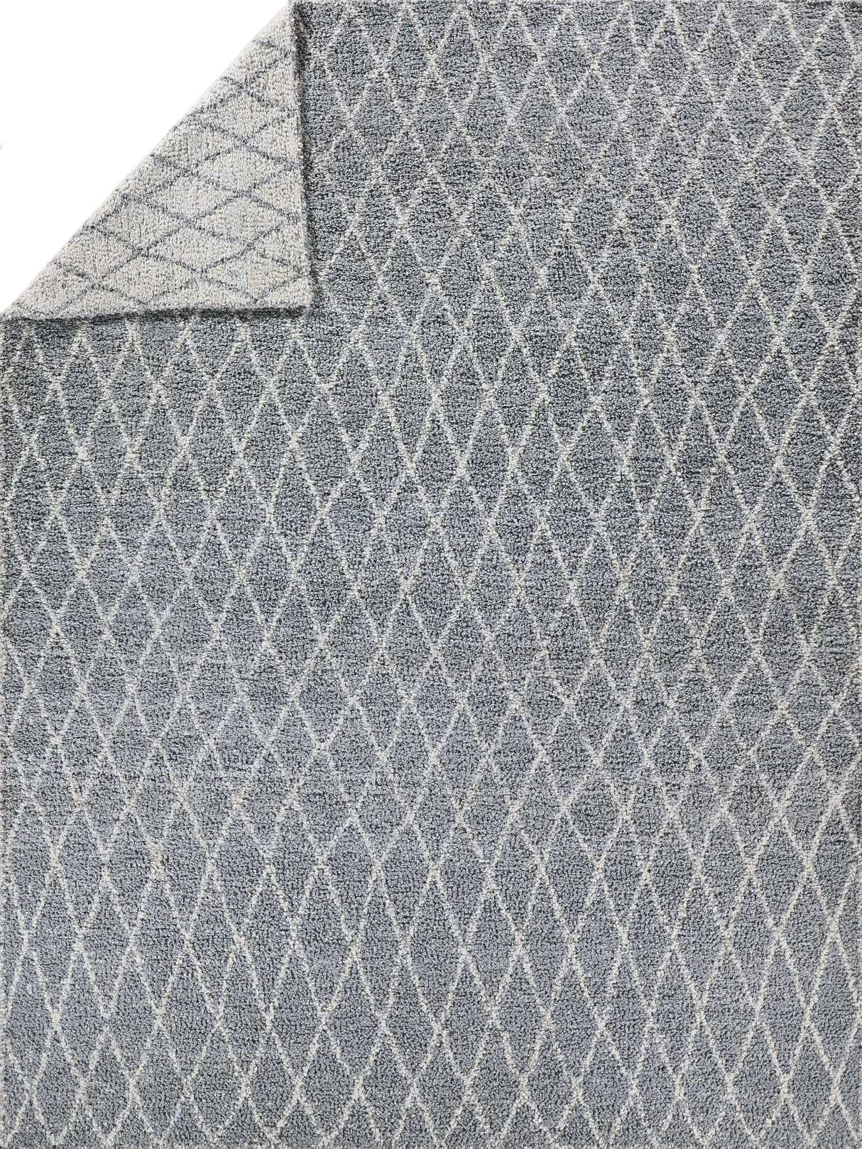 Exquisite Rugs Giorgio Indoor/Outdoor Reversible Flatweave PET yarn 4878 Gray/Ivory 5' x 8' Area Rug