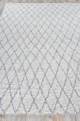 Exquisite Rugs Giorgio Indoor/Outdoor Reversible Flatweave PET yarn 4878 Gray/Ivory 6' x 9' Area Rug