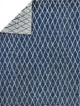 Exquisite Rugs Giorgio Indoor/Outdoor Reversible Flatweave PET yarn 4995 Navy/Ivory 12' x 15' Area Rug