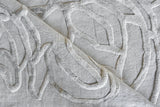 Exquisite Rugs Goudy Hand-loomed Wool/Bamboo Silk 4349 Ivory/Beige 9' x 12' Area Rug