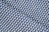 Exquisite Rugs Harbor Indoor/Outdoor Handwoven Polypropylene 6015 Blue/White 8' x 10' Area Rug