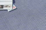 Exquisite Rugs Harbor Indoor/Outdoor Handwoven Polypropylene 6015 Blue/White 8' x 10' Area Rug