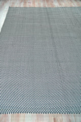 Exquisite Rugs Harbor Indoor/Outdoor Handwoven Polypropylene 6043 White/Black 6' x 9' Area Rug
