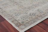 Exquisite Rugs Harper Hand-knotted New Zealand Wool 4232 Beige/Ivory/Blue 8' x 10' Area Rug