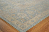 Exquisite Rugs Harper Hand-knotted New Zealand Wool 4391 Blue/Beige 8' x 10' Area Rug