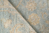 Exquisite Rugs Harper Hand-knotted New Zealand Wool 4391 Blue/Beige 8' x 10' Area Rug