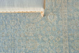Exquisite Rugs Harper Hand-knotted New Zealand Wool 4391 Blue/Beige 8' x 10' Area Rug