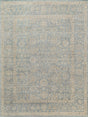 Exquisite Rugs Harper Hand-knotted New Zealand Wool 4391 Blue/Beige 9' x 12' Area Rug