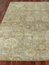 Exquisite Rugs Heirloom Hand-knotted New Zealand Wool 3982 Beige/Camel 12' x 15' Area Rug
