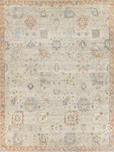 Exquisite Rugs Heirloom Hand-knotted New Zealand Wool 3984 Beige/Rust 10' x 14' Area Rug