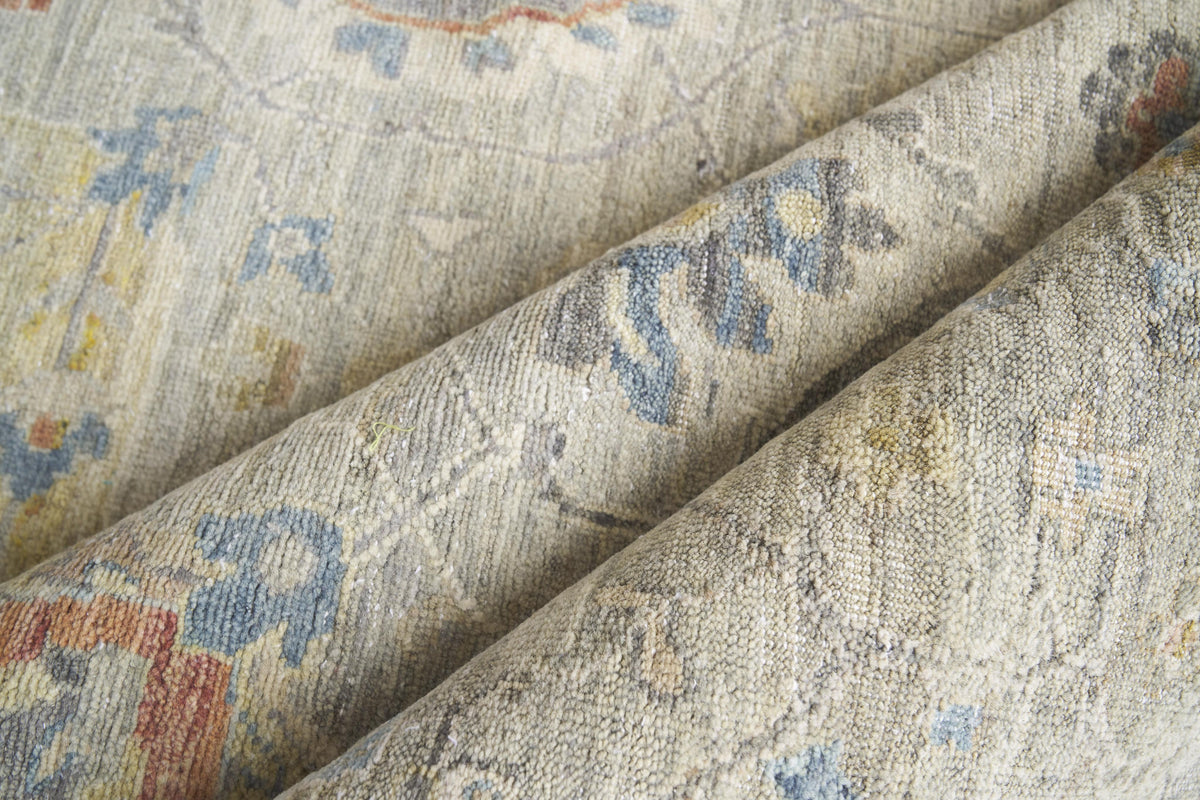 Exquisite Rugs Heirloom Hand-knotted New Zealand Wool 3984 Beige/Rust 10' x 14' Area Rug
