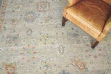 Exquisite Rugs Heirloom Hand-knotted New Zealand Wool 3984 Beige/Rust 10' x 14' Area Rug