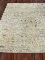 Exquisite Rugs Heirloom Hand-knotted New Zealand Wool 3985 Khaki 10' x 14' Area Rug